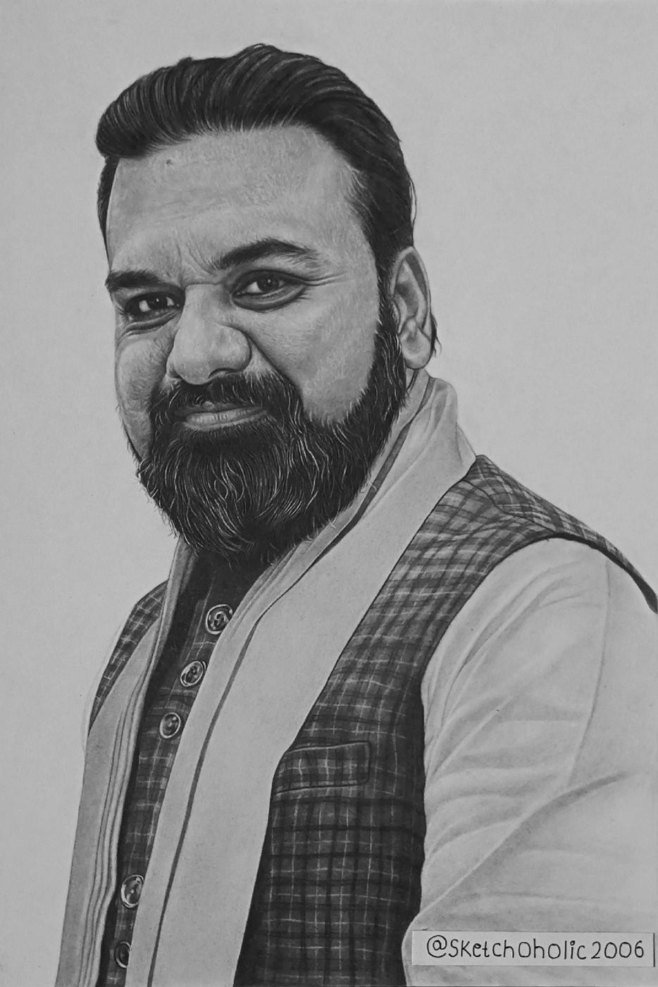 Original photograph before pencil sketch commission